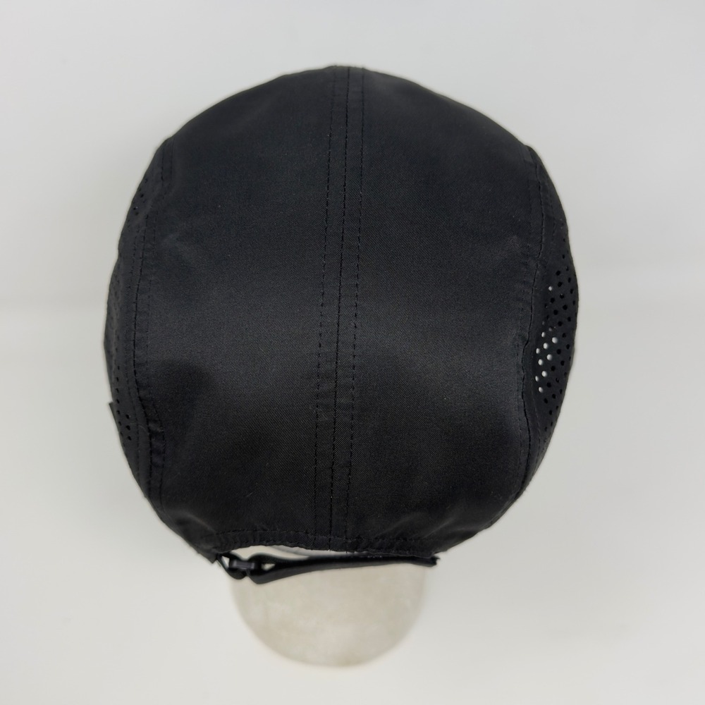 BYLT Premium Basics Mens Black 5 Panel Performance Hat Adjustable Running Cap - Picture 6 of 9